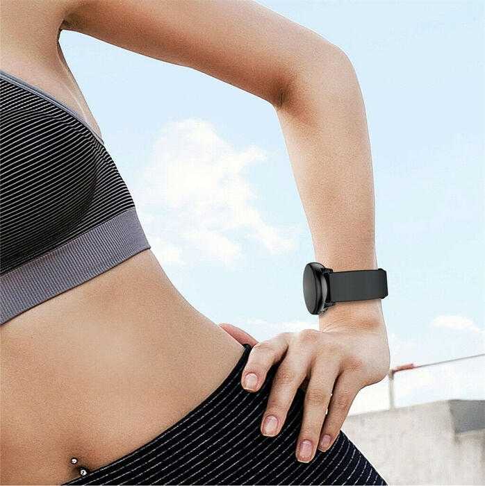 Riff 22mm White Silicone Strap