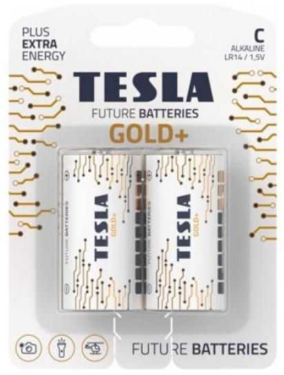 TESLA C Gold+ LR14, 2 pieces.