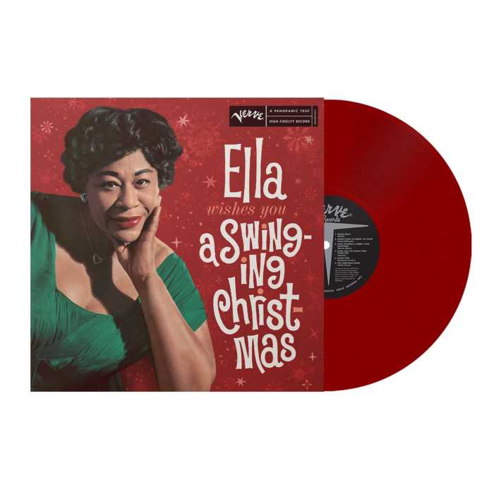 VERVE ELLA FITZGERALD "Ella Wishes You A Swinging Christmas" (Ruby Red Vinyl)