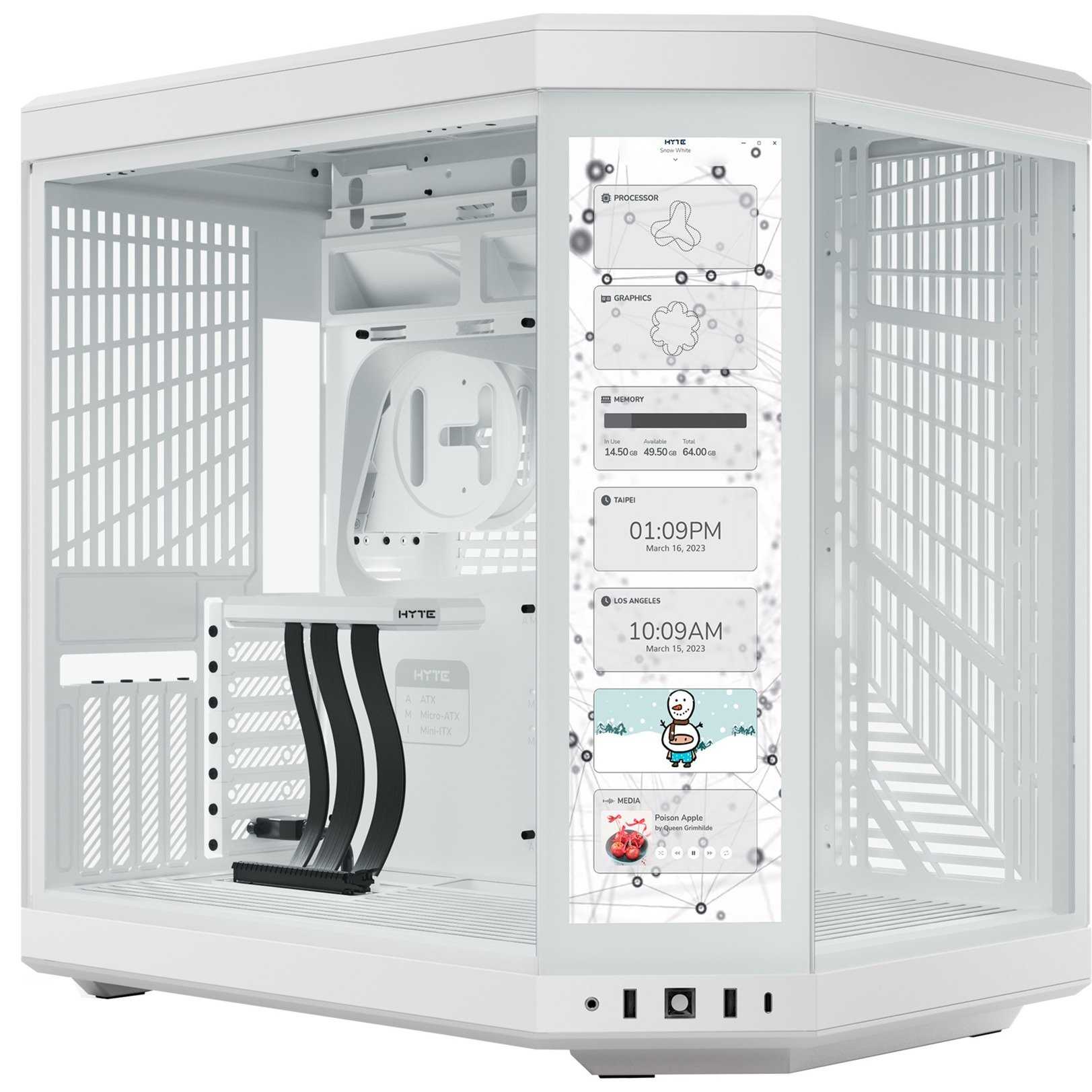 Hyte Y70 Touch Infinite (white, Tempered