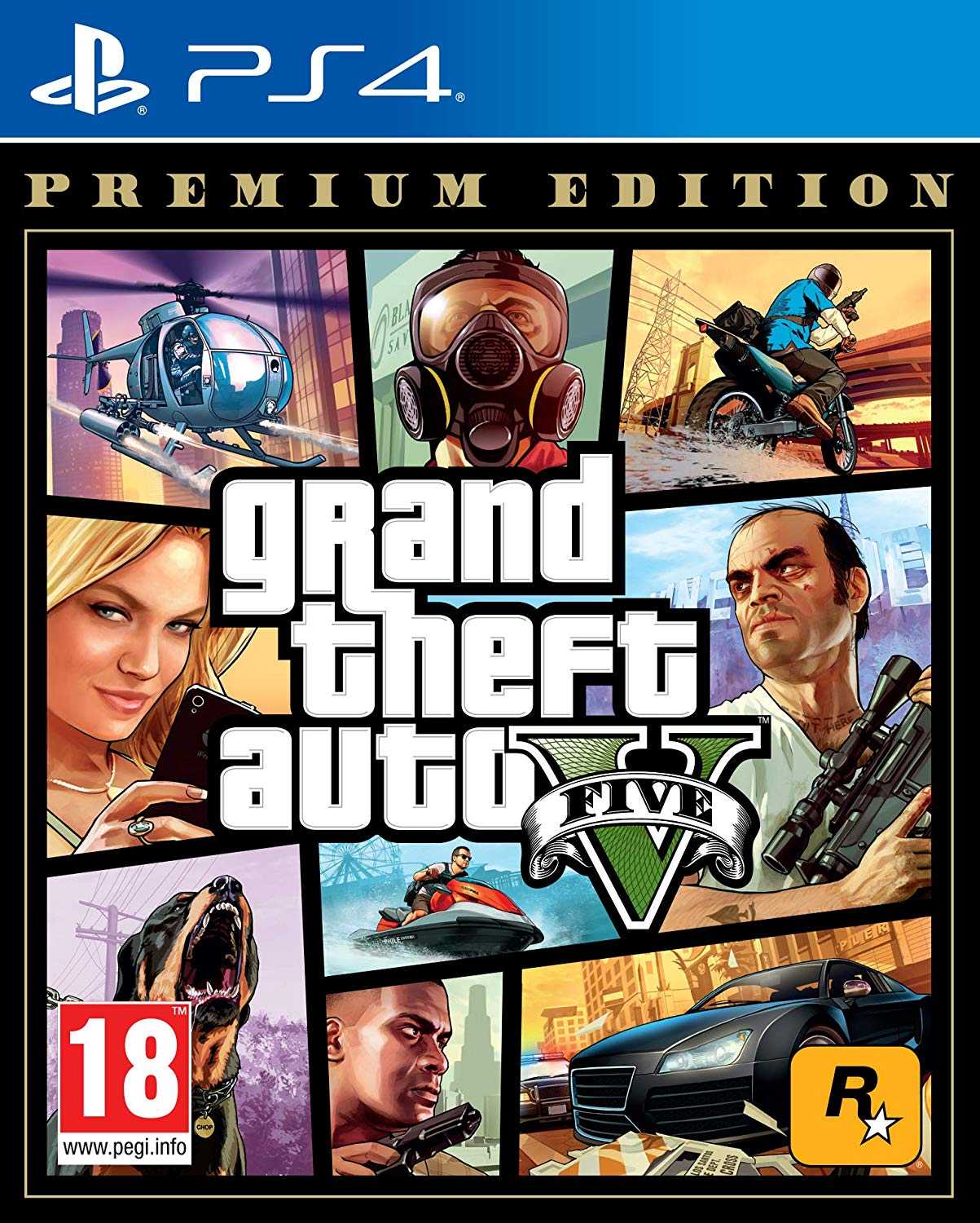 Rockstar Games Grand Theft Auto V Premium Edition PS4