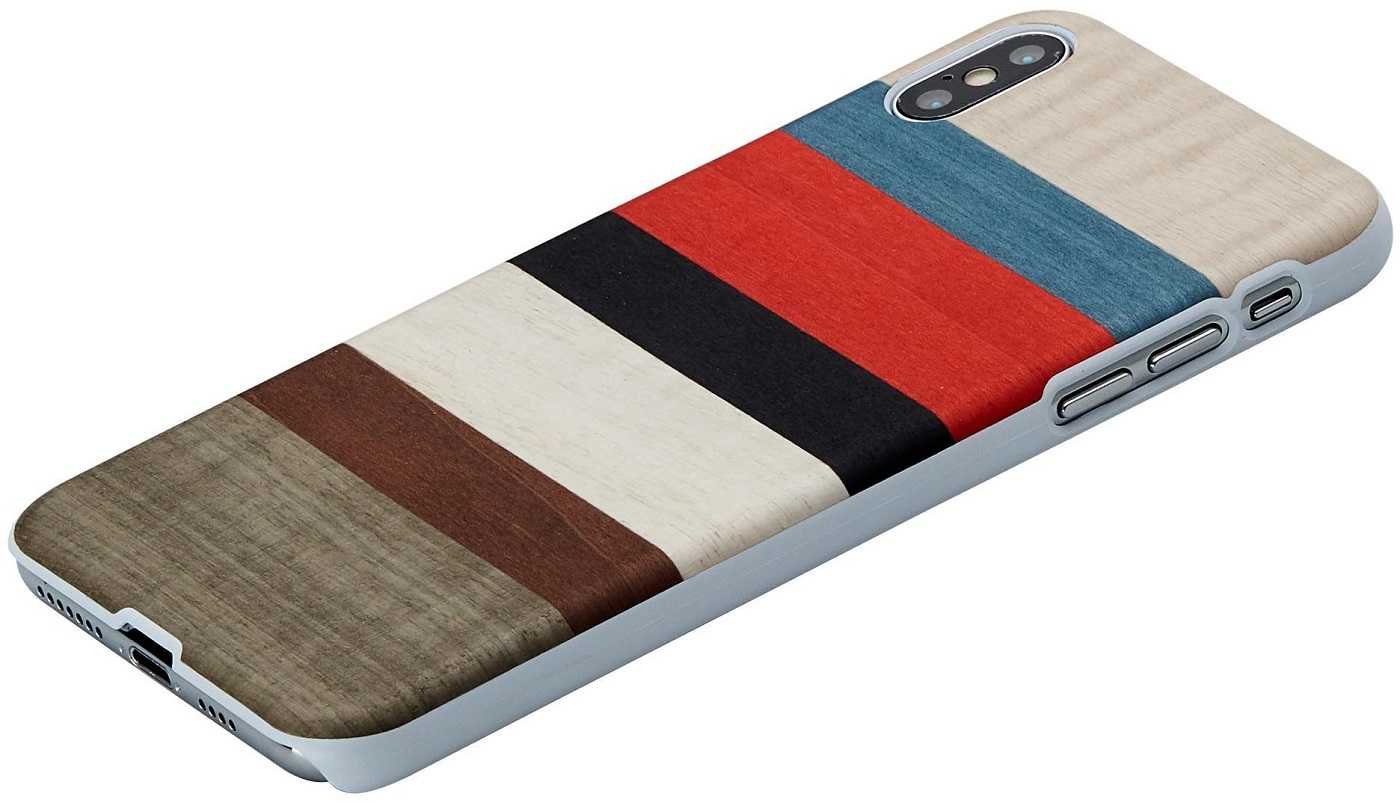MAN AND amp;WOOD "SmartPhone Back Case iPhone X/XS" Corallina White