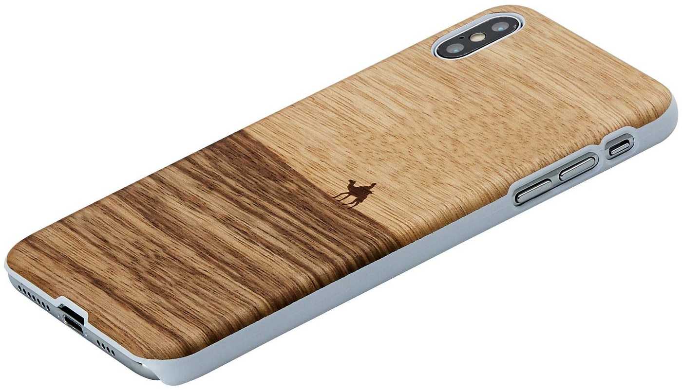 MAN AND amp;WOOD "SmartPhone Back Case iPhone XS Max" Terra White