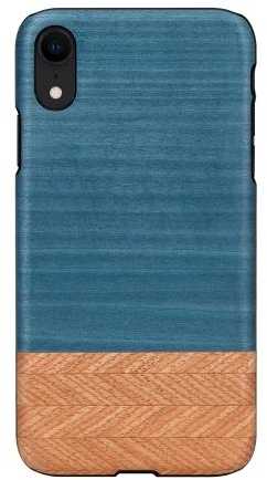 MAN AND amp;WOOD "SmartPhone Back Case iPhone XR" Denim Black