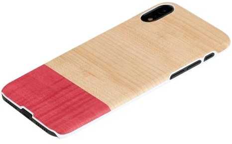 MAN AND amp;WOOD "SmartPhone Back Case iPhone XR" Mismatched White