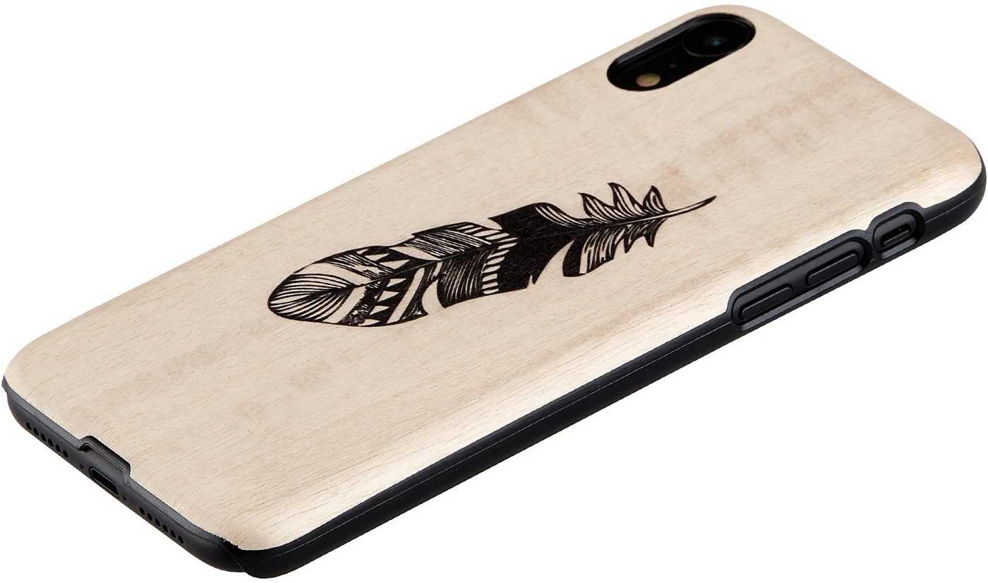 MAN AND amp;WOOD "SmartPhone Back Case iPhone XR" Indian Black