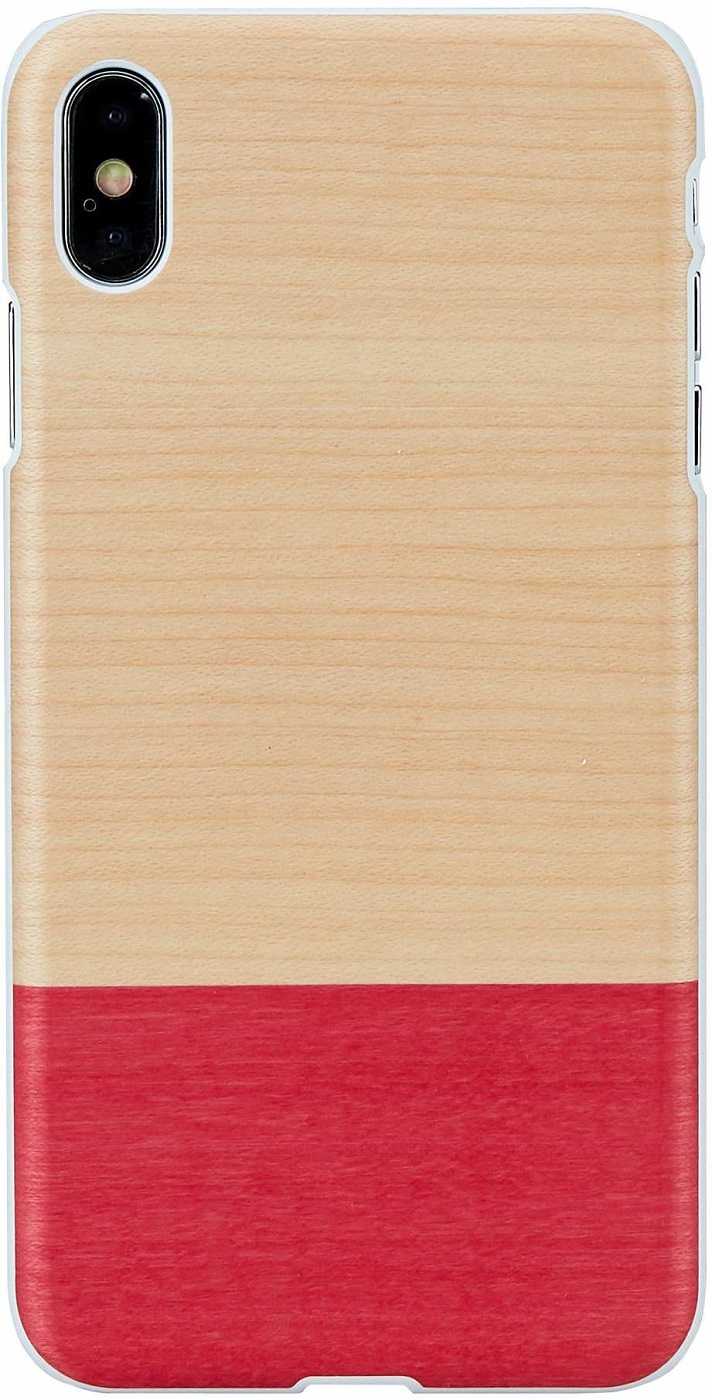 MAN AND amp;WOOD "SmartPhone Back Case iPhone XS Max" Mismatched White