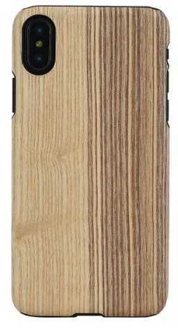 MAN AND amp;WOOD "SmartPhone Back Case iPhone X/XS" Vintage Olive Black