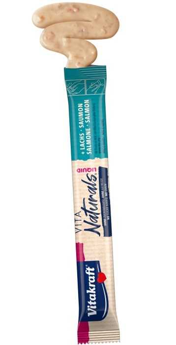 Vitakraft Vita Naturals Liquid Salmon – cat treats – 5 x 15g