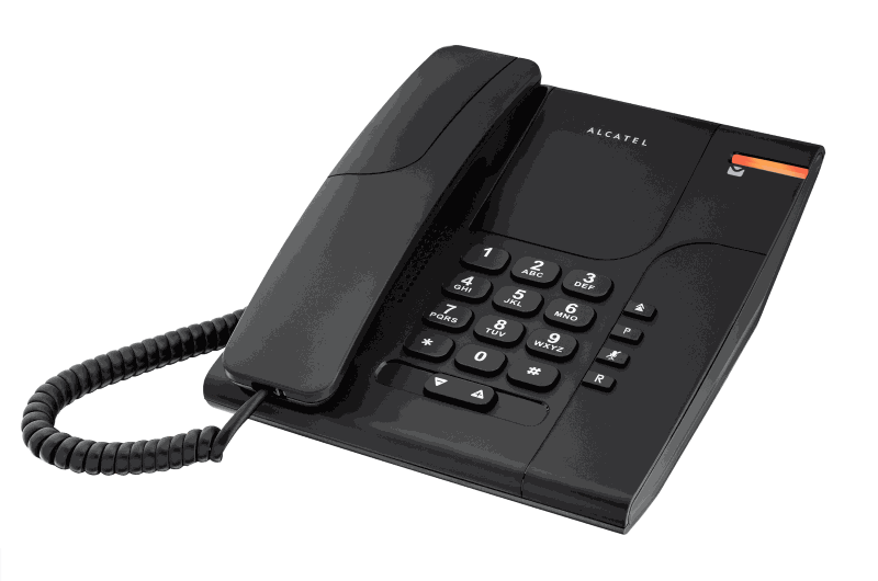 Alcatel Temporis 180 Noir Telephone, Cord, analog - Black