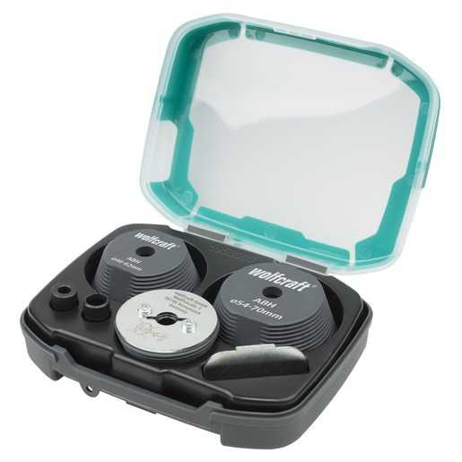 Wolfcraft Set of 3 hole enlargement adapters,