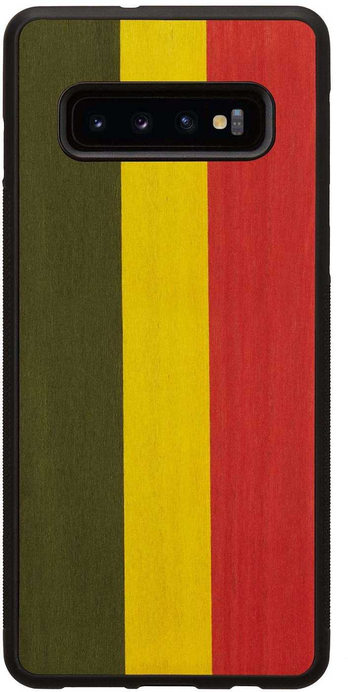 MAN AND amp;WOOD "SmartPhone Back Case Galaxy S10 Plus" Reggae Black