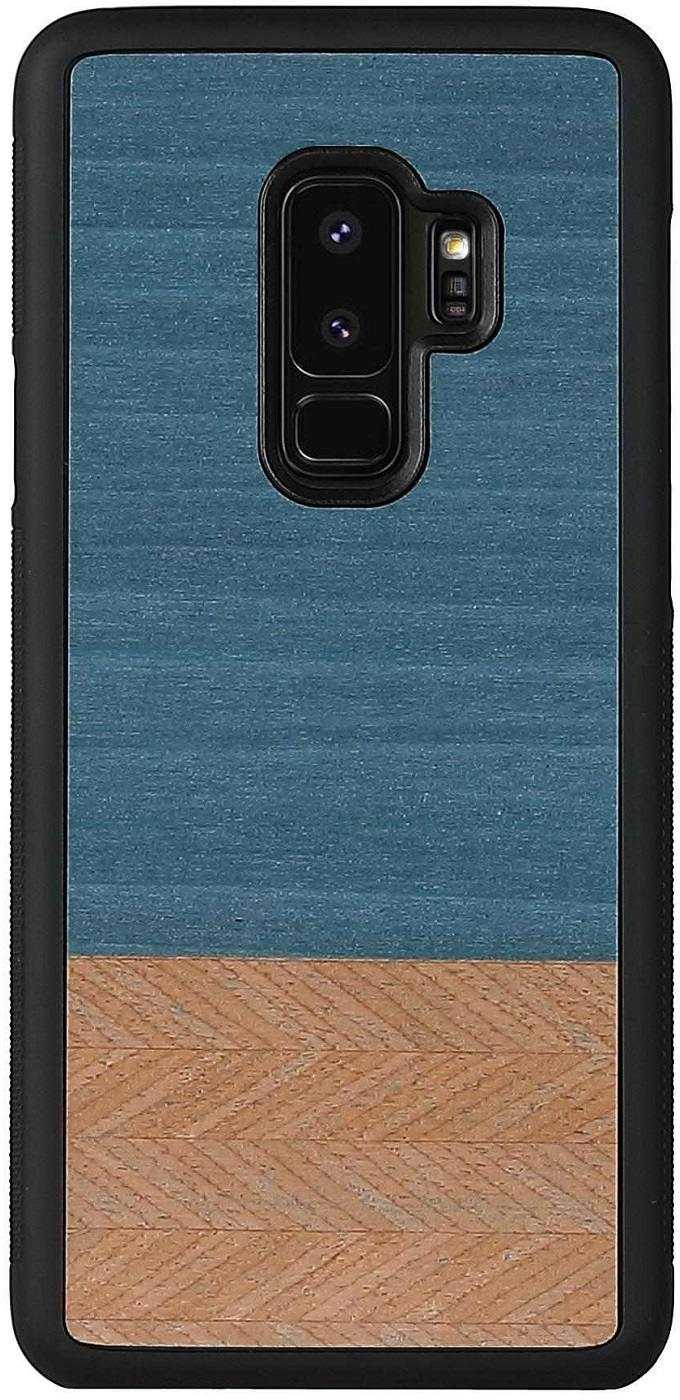 MAN AND amp;WOOD "SmartPhone Back Case Galaxy S9 Plus" Denim Black