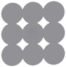 GEDY Bathmat 55x55cm Grey
