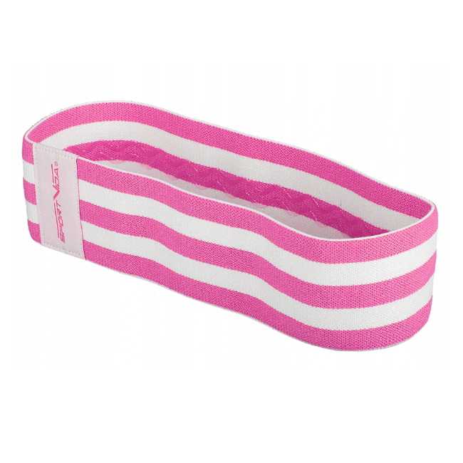 Sportvida Fitness AND Crossfit Hip Band Rubber 32x7.6cm Pink