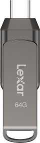 Lexar 64GB JumpDrive Dual Drive D400 USB-A / USB-C 3.1