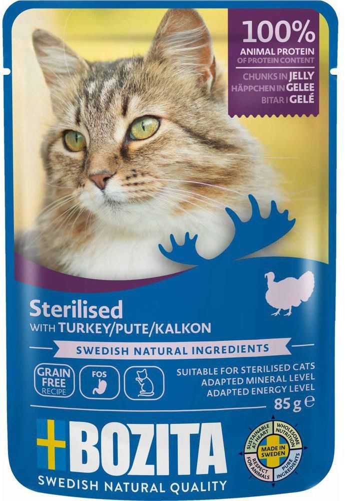 BOZITA Turkey in Jelly with Chunks, 85g