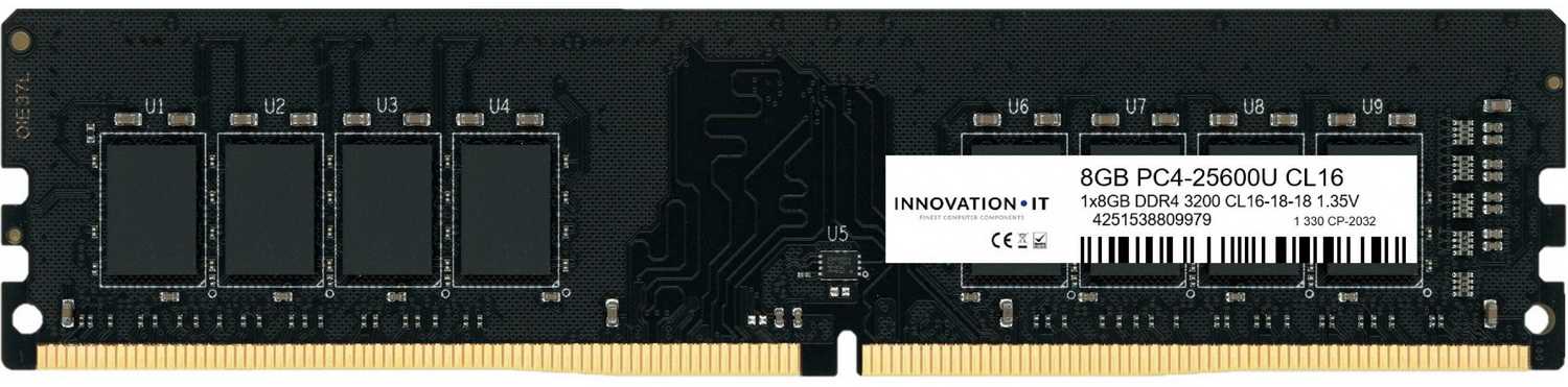 Innovation IT 8GB DDR4 3200MHz DIMM Inno8G3200S