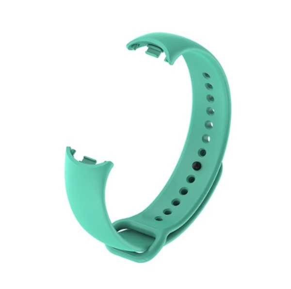 Riff Silicone Strap for Xiaomi Mi Band 8 series, Turquoise