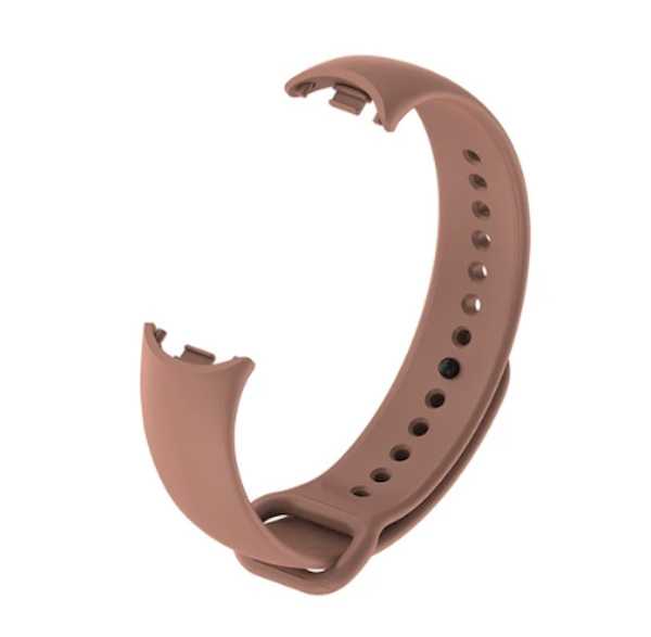 Riff Silicone Strap for Xiaomi Mi Band 8 series, Beige