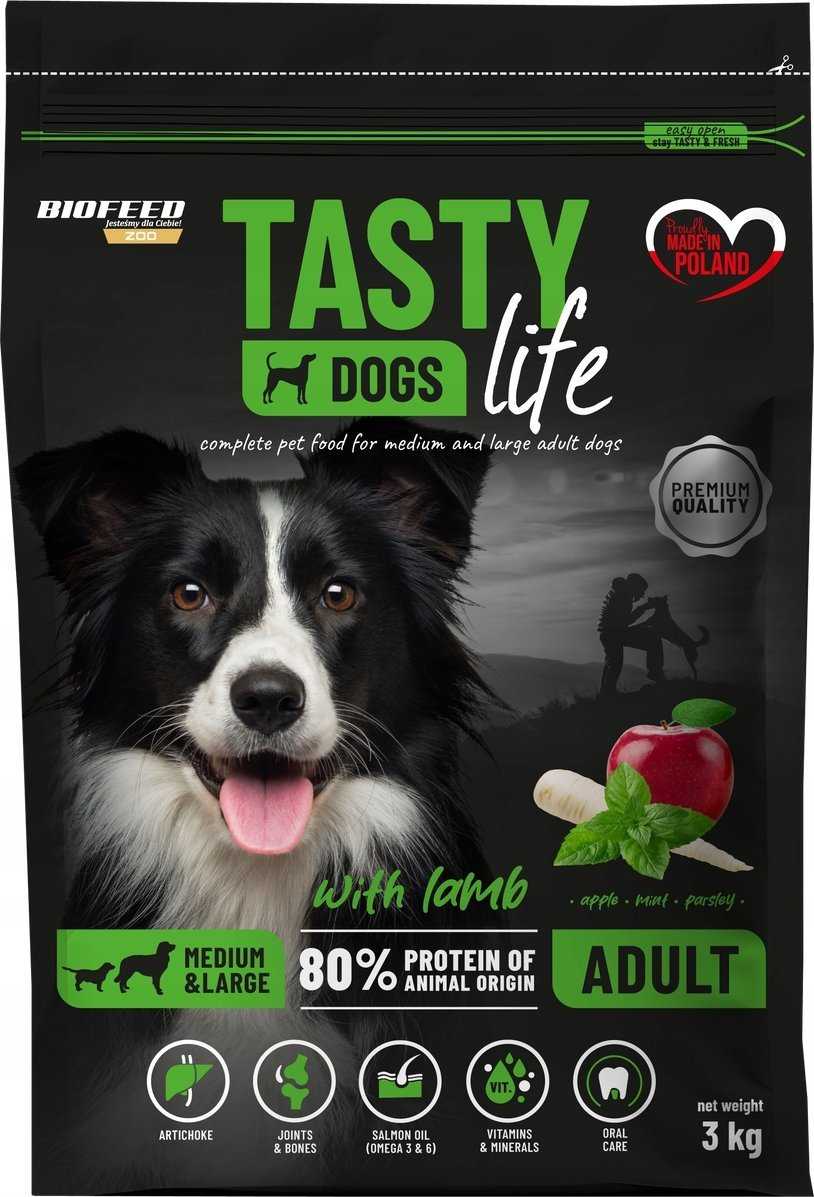 BIOFEED Tasty Life medium and large Lamb - dry dog food - 3kg