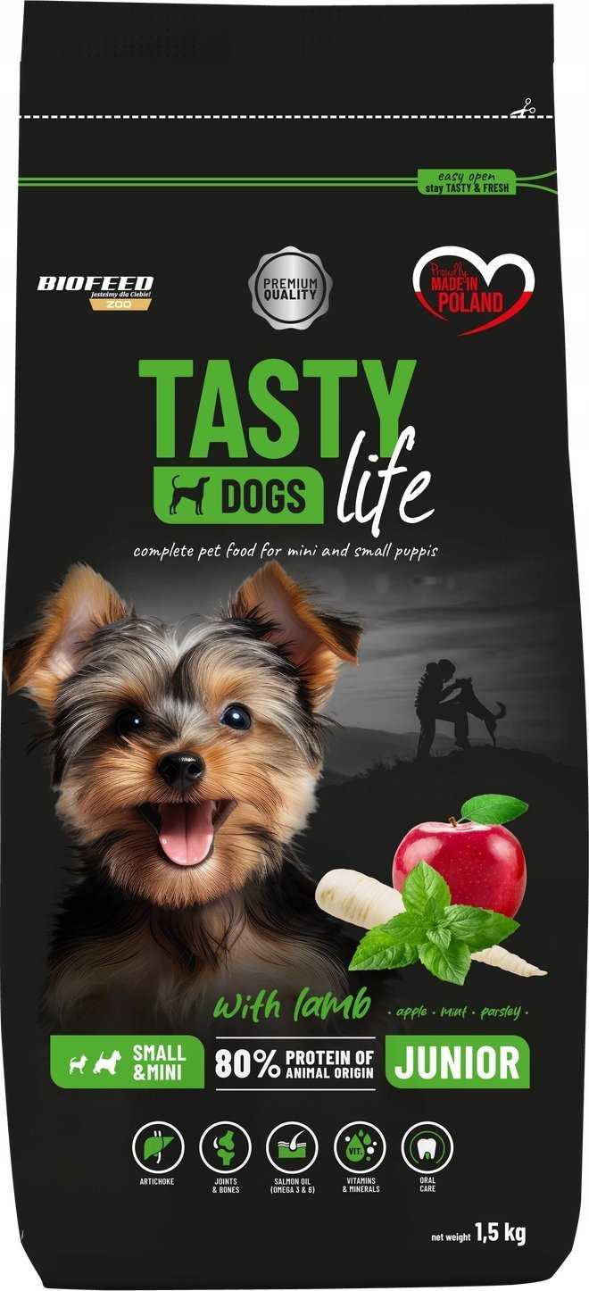 BIOFEED Tasty Life Junior Small Lamb - dry dog food - 1.5kg