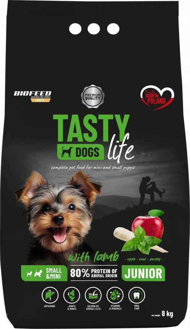 BIOFEED Tasty Life Junior Small Lamb - dry dog food - 8kg