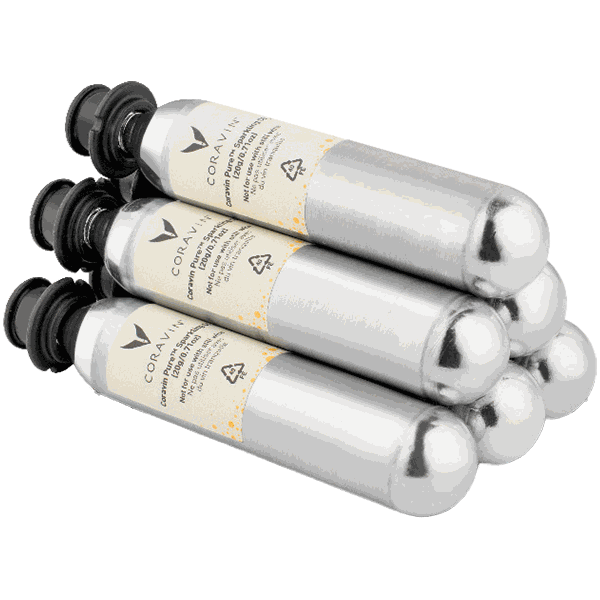 CORAVIN Pure Sparkling CO2 (20g/27mL) 6-pack