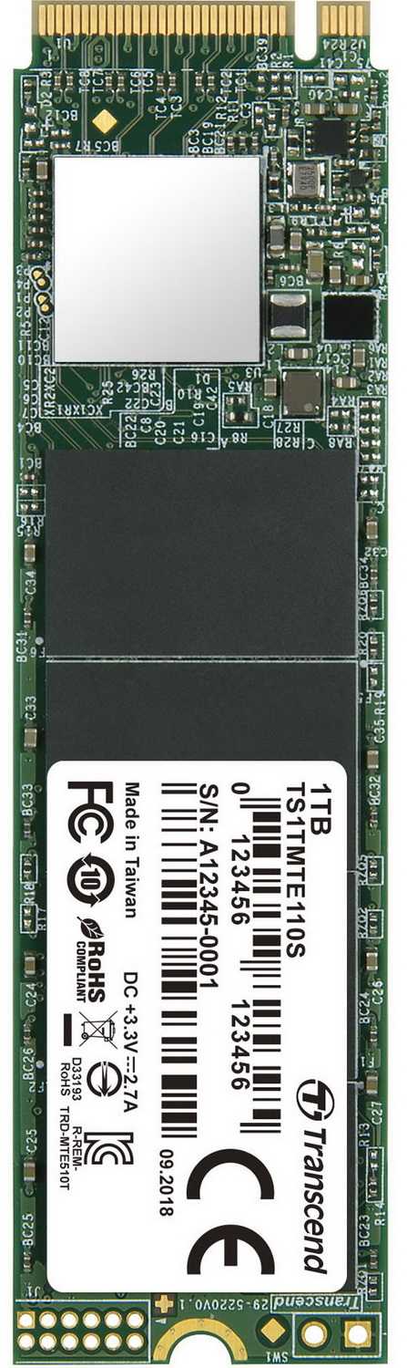 Transcend 1TB 110S M.2 2280 PCIe NVMe