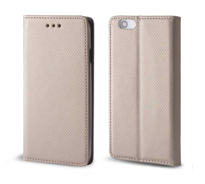 TakeMe "Magnetic Fix Book Case Galaxy Xcover 4s" Gold