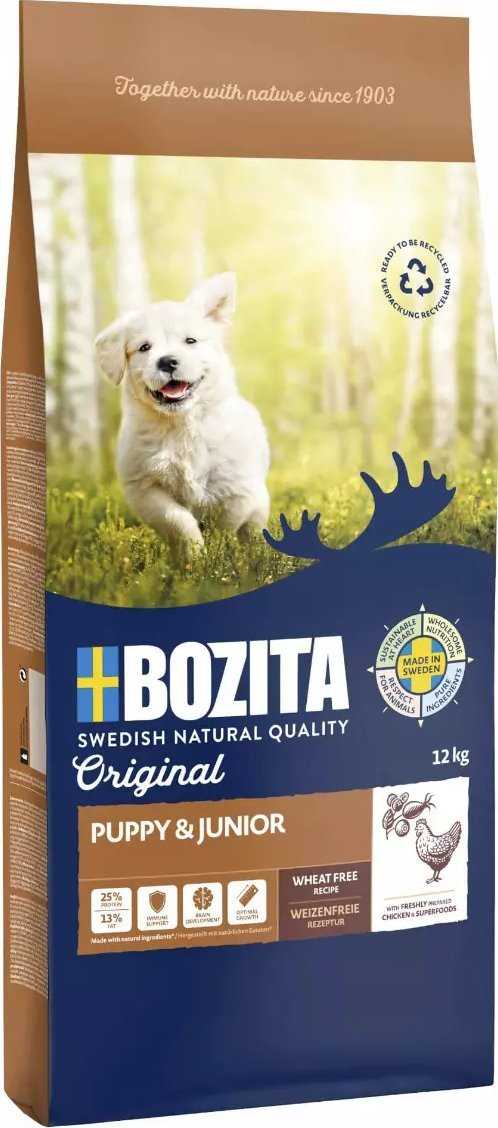 BOZITA Original Puppy AND Junior Chicken - dry dog food - 12kg.