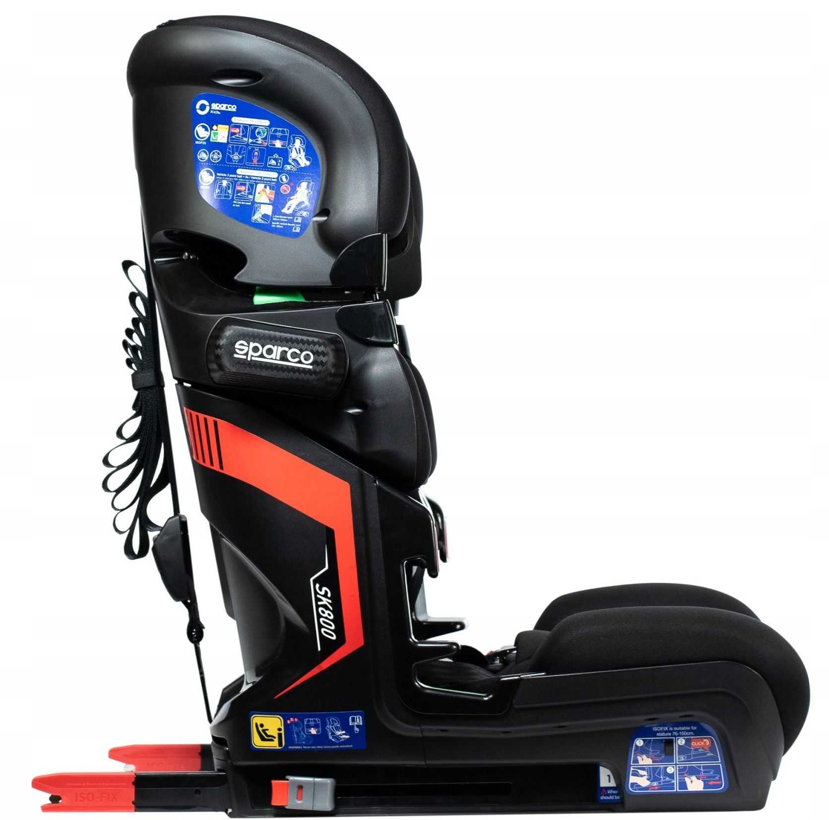 Sparco SK800 Black/Gray Isofix