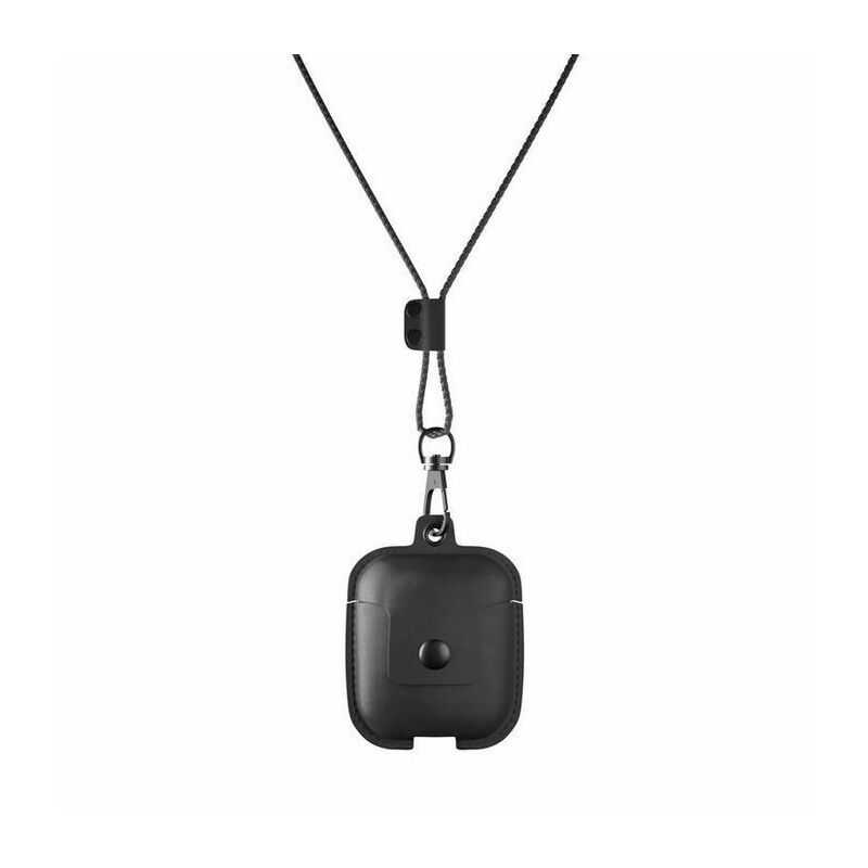 Woodcessories AirPods Leather Case Black