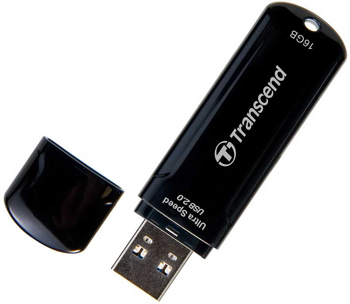 Transcend 16GB Jetflash 600 USB 2.0 Black