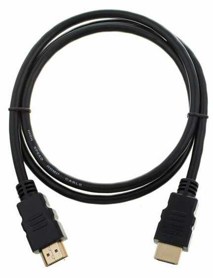 Fusion Accessories HDMI to HDMI Cable, 19-pin, 2160p Ultra HD, 3m, Black