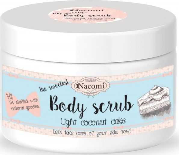 Nacomi Body Scrub Light Coconut Cake 200g.