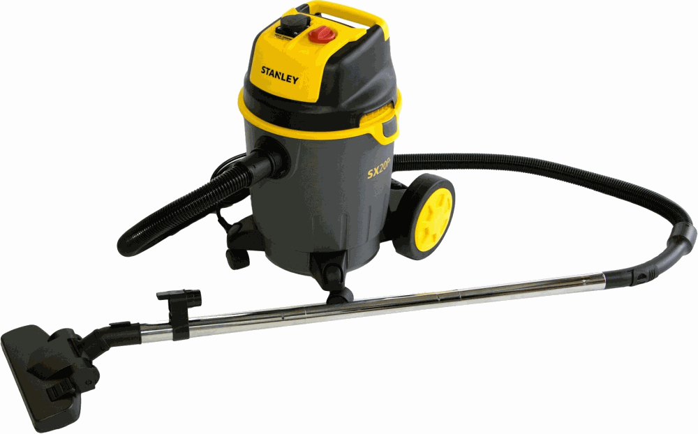 Stanley SXVC20PTE Industrial Vacuum Cleaner Black, Yellow 1200 Watt.