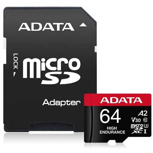Adata High Endurance 64GB micro SDXC Class 10 + Adapter