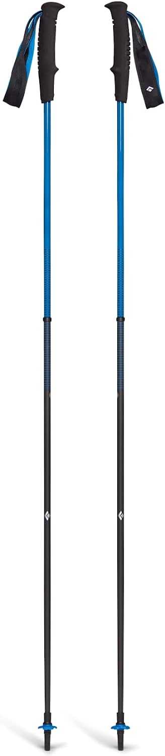 Black Diamond Distance Carbon trekking poles, fitness equipment (blue),