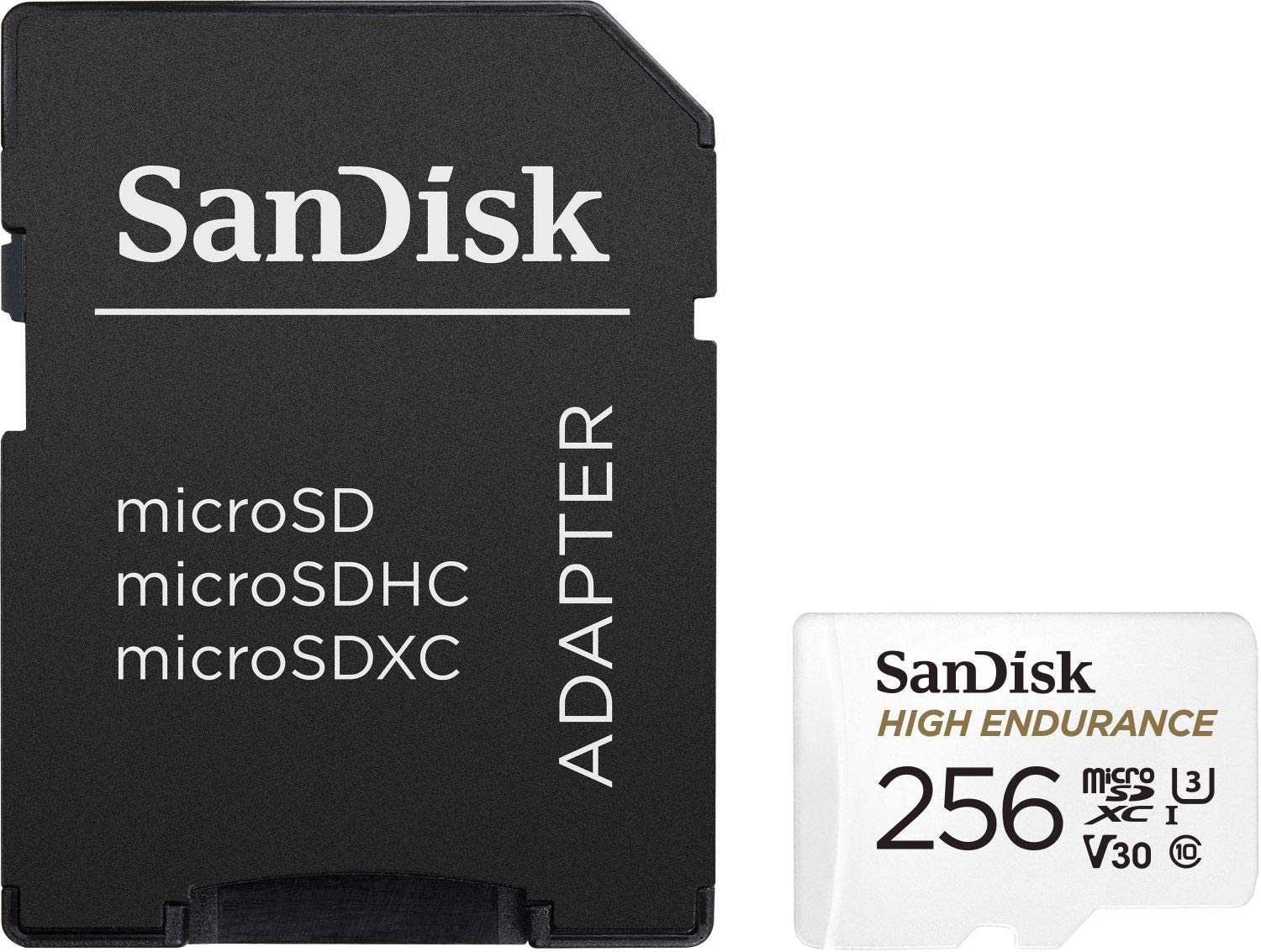 SANDISK High Endurance memory card 256 GB MicroSDXC UHS-I Class 10