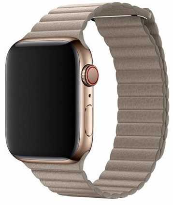 Devia 42/44mm Stone Elegant Leather Loop