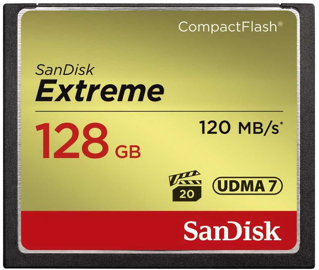 SANDISK 128GB Extreme CF