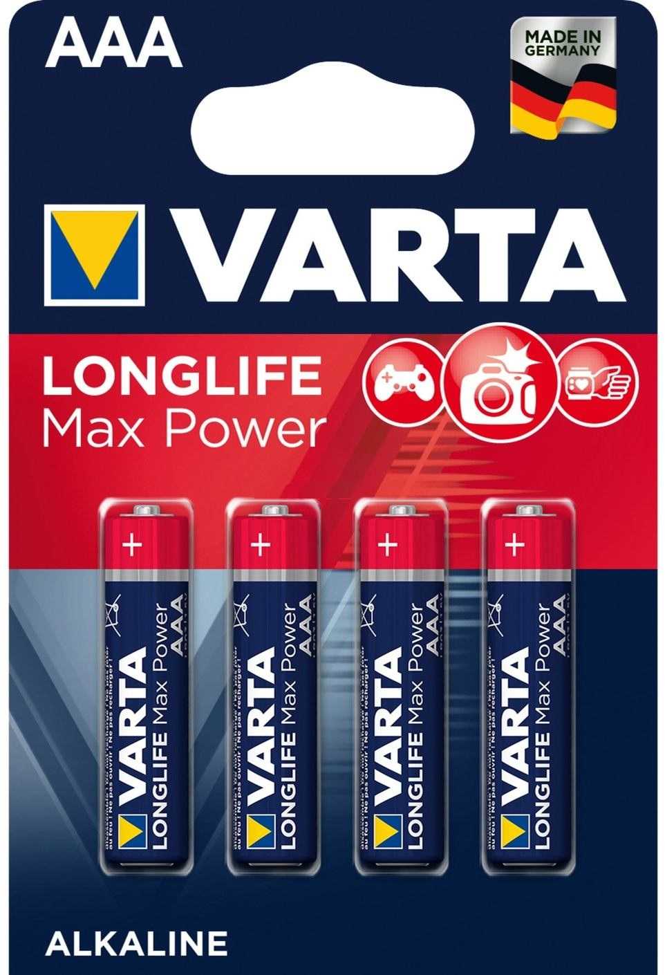 Varta LONGLIFE Max Power AAA Micro