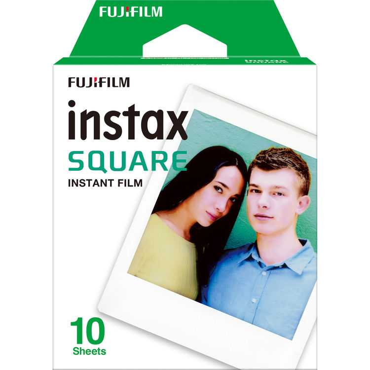 Fujifilm INSTAX Color Film Square Glossy (10 Films)