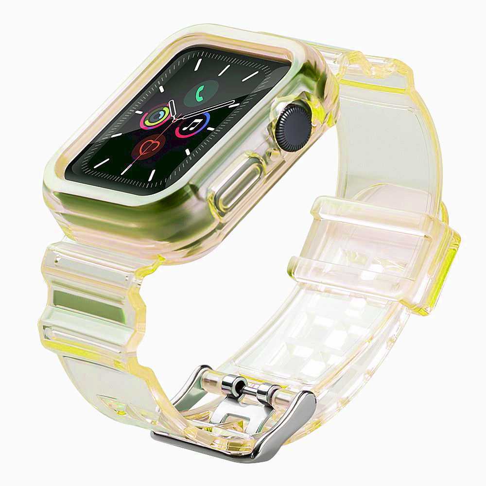 Fusion Accessories 38/40/41mm Yellow Light Set silicone band