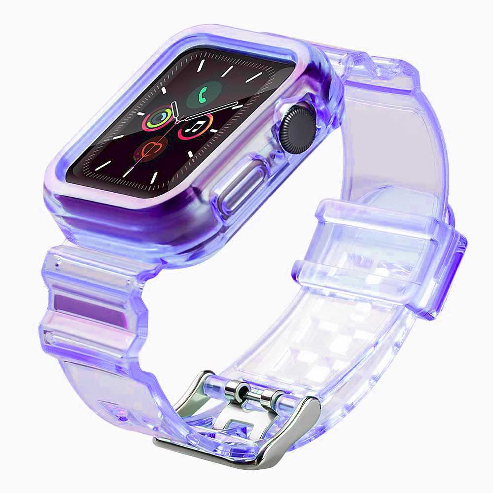 Fusion Accessories 38/40/41mm Purple Light Set silicone band