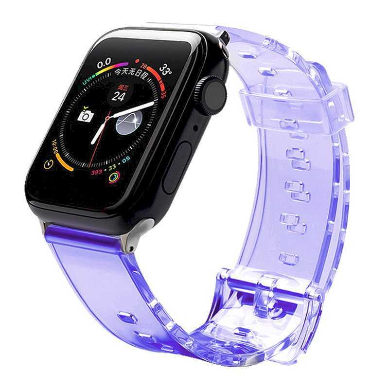 Fusion Accessories 38/40/41mm Purple Light silicone band