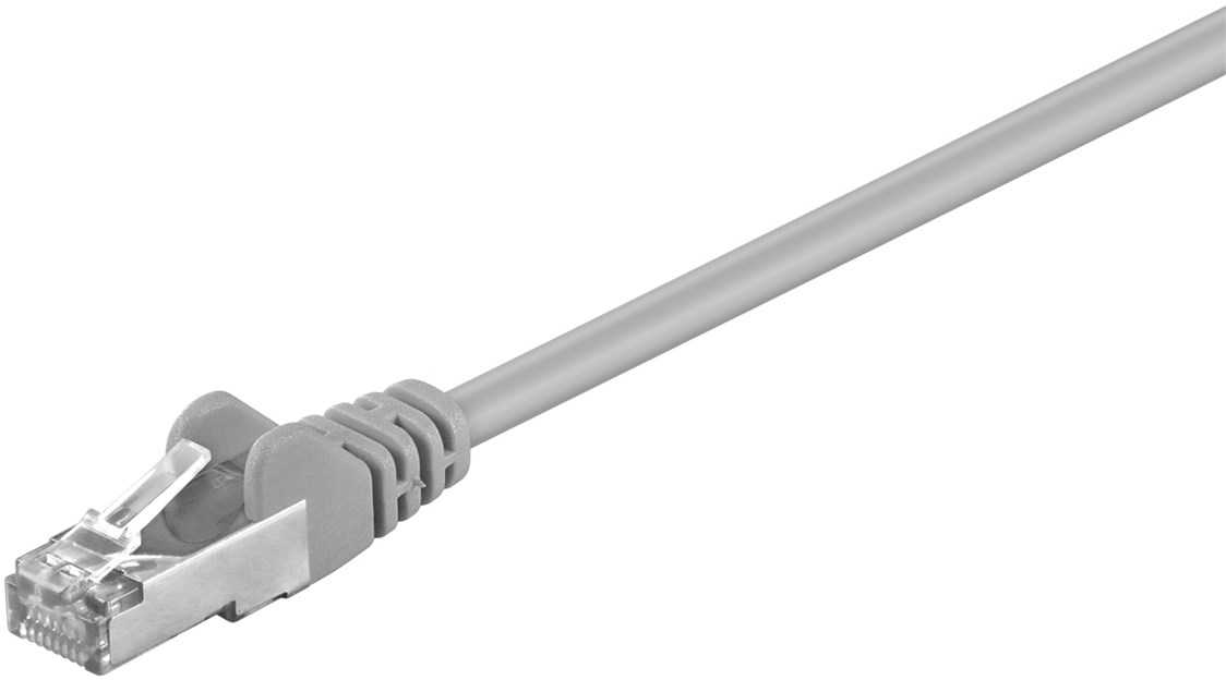 Goobay 50133 CAT 5e patch cable, F/UTP 10 m Grey