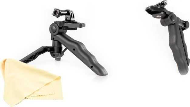 Xrec 2-in-1 Grip Tripod Stabilizing Bracket for GoPro Hero 7/ 6/ 5/ 4/ 3/ 2