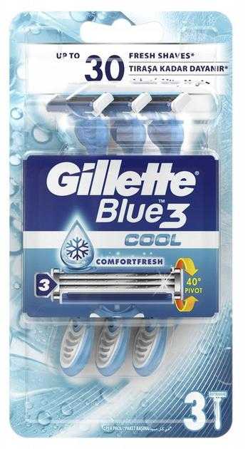 Gillette Blue3 Cool 3-piece set